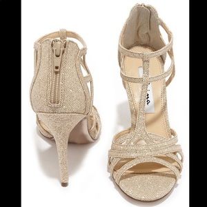 🍾Nina Champagne Bliss Gold Dress Sandals